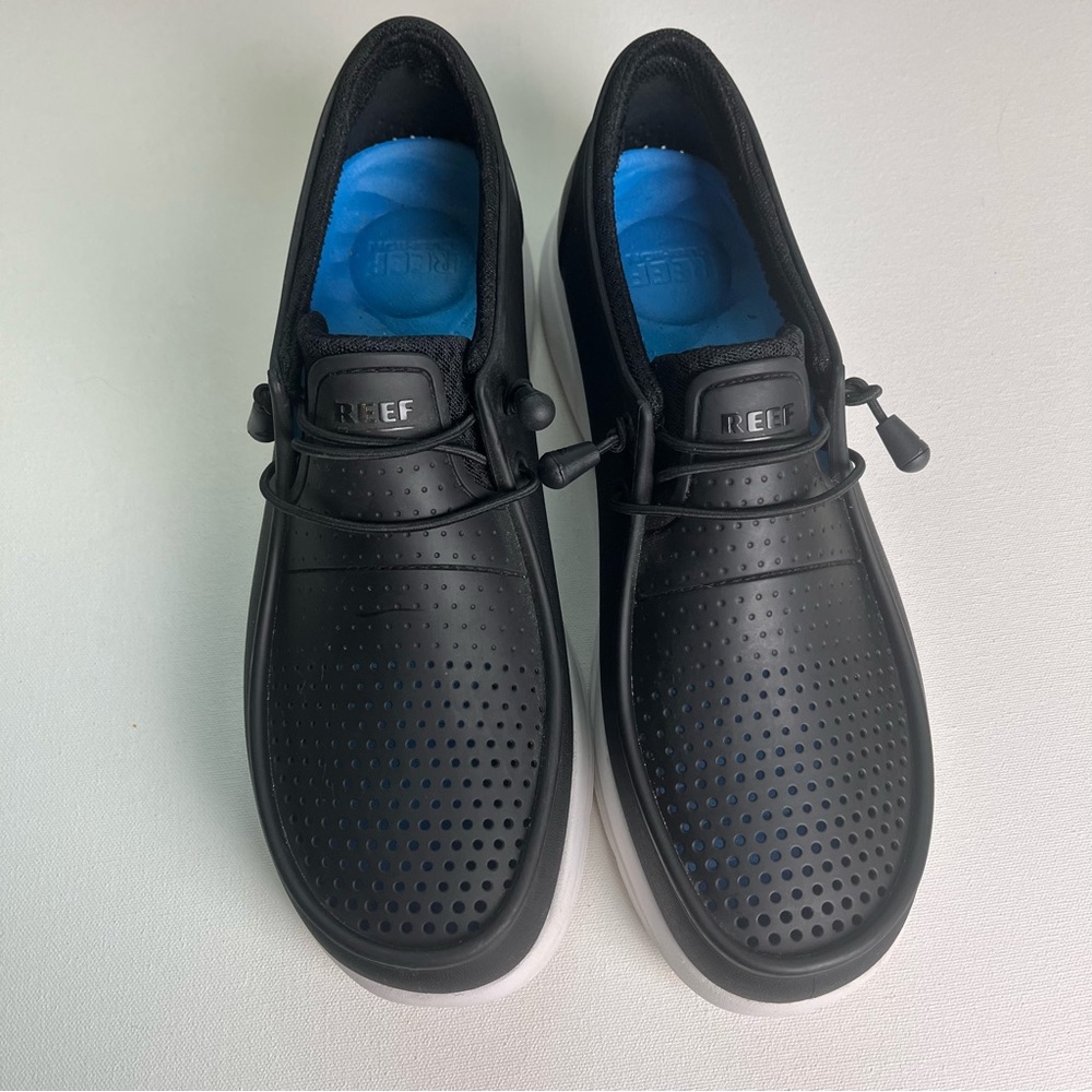 Reef Men's Water Coast Lightweight Slip On Breathable Water Shoes Black Size 10